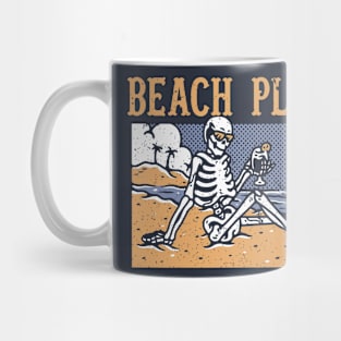 Beach Please - Skeleton Vacation Mug